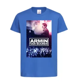 Дитяча футболка DJ Armin van Buuren Яскраво-синій фото