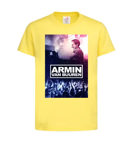 Дитяча футболка DJ Armin van Buuren Лимонний фото