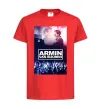Дитяча футболка DJ Armin van Buuren Червоний фото