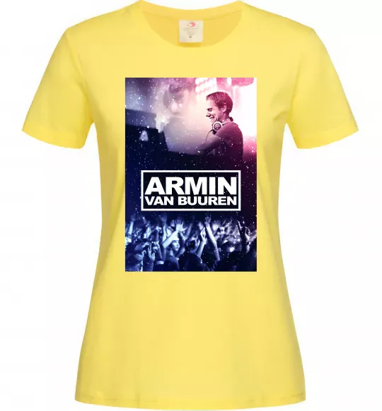Жіноча футболка DJ Armin van Buuren Лимонний фото