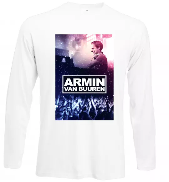 Лонгслів DJ Armin van Buuren Білий фото