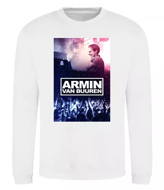 Свитшот DJ Armin van Buuren Белый фото