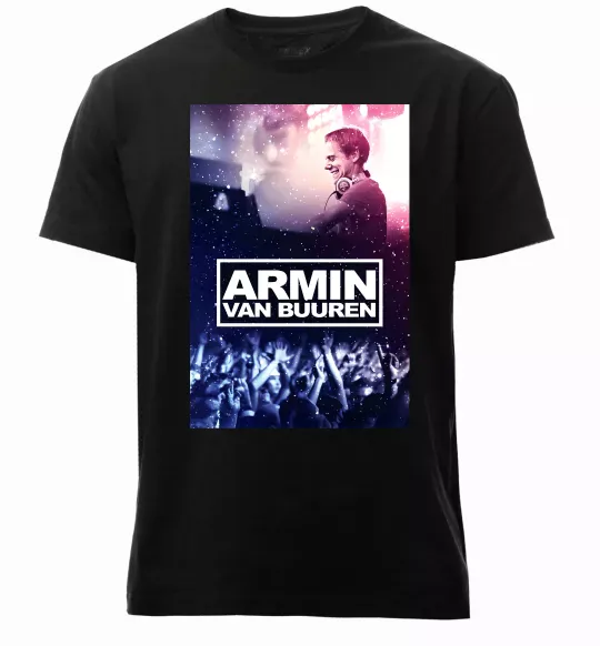 Мужская премиум футболка DJ Armin van Buuren Черный фото