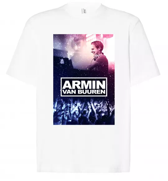 Футболка Оверсайз DJ Armin van Buuren Белый фото