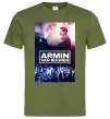 Мужская футболка DJ Armin van Buuren Оливковый фото