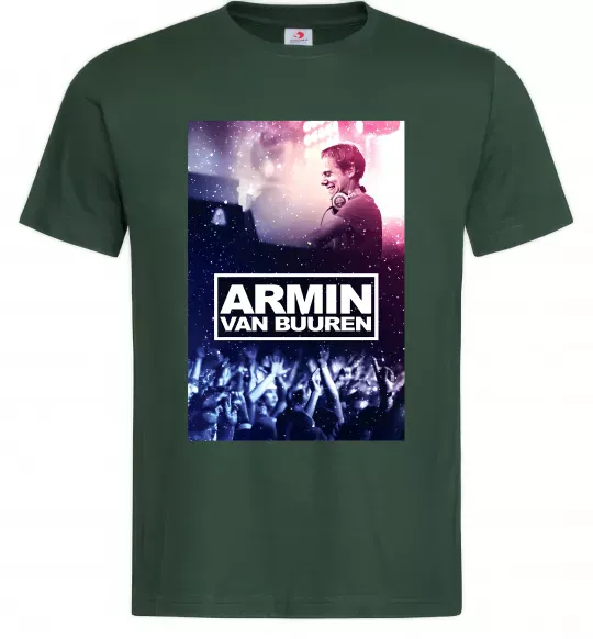 Мужская футболка DJ Armin van Buuren Темно-зеленый фото