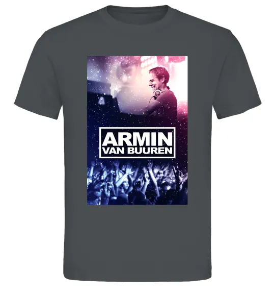 Мужская футболка DJ Armin van Buuren Графит фото