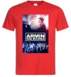Мужская футболка DJ Armin van Buuren Красный фото