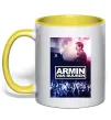 Чашка с цветной ручкой DJ Armin van Buuren Солнечно желтый Чашка с цветной ручкой DJ Armin van Buuren Солнечно желтый фото