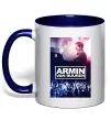 Чашка с цветной ручкой DJ Armin van Buuren Глубокий темно-синий Чашка с цветной ручкой DJ Armin van Buuren Глубокий темно-синий фото