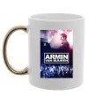 Чашка с цветной ручкой DJ Armin van Buuren Золото Чашка с цветной ручкой DJ Armin van Buuren Золото фото