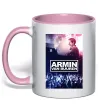 Чашка с цветной ручкой DJ Armin van Buuren Нежно розовый Чашка с цветной ручкой DJ Armin van Buuren Нежно розовый фото