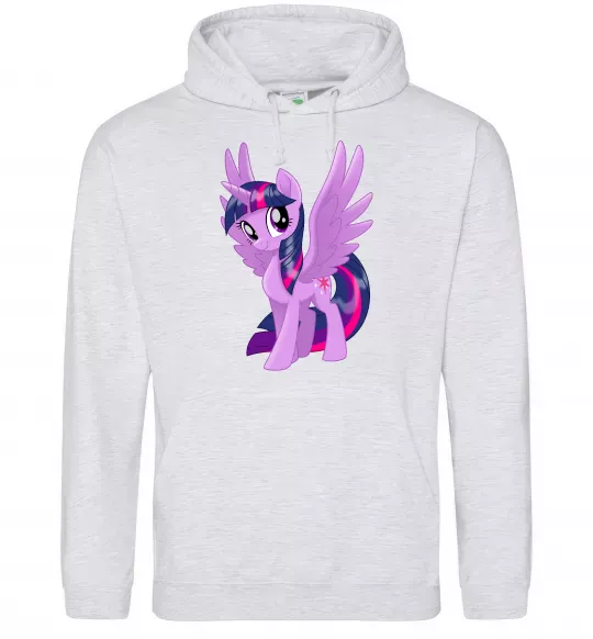 Чоловіча толстовка (худі) Твайлайт Сірий меланж фото