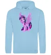 Жіноча толстовка (худі) Твайлайт Блакитний фото