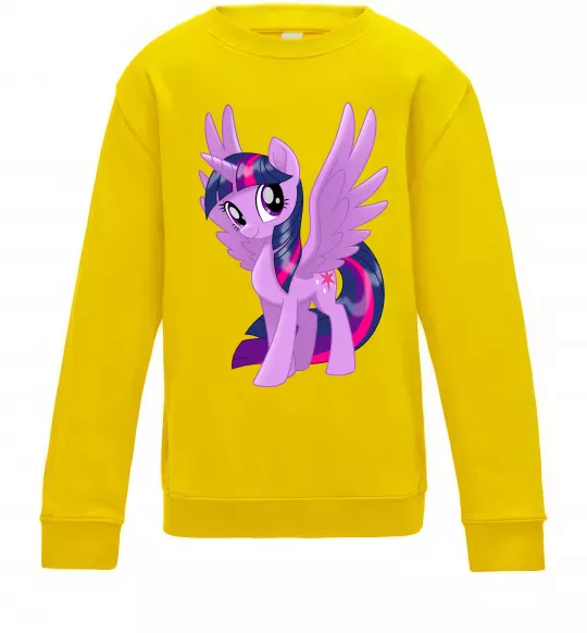 Детский Свитшот Твайлайт Солнечно желтый фото