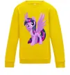 Детский Свитшот Твайлайт Солнечно желтый фото