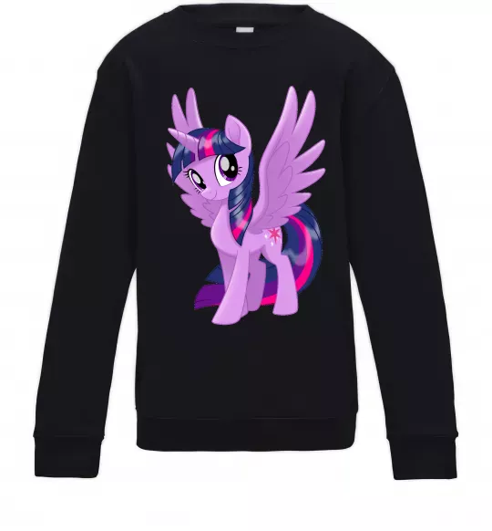 Детский Свитшот Твайлайт Черный фото