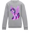 Детский Свитшот Твайлайт Серый меланж фото