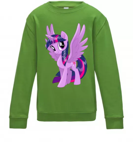 Детский Свитшот Твайлайт Лаймовый фото