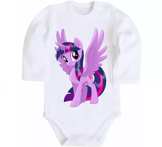 Детский боди Твайлайт Белый фото