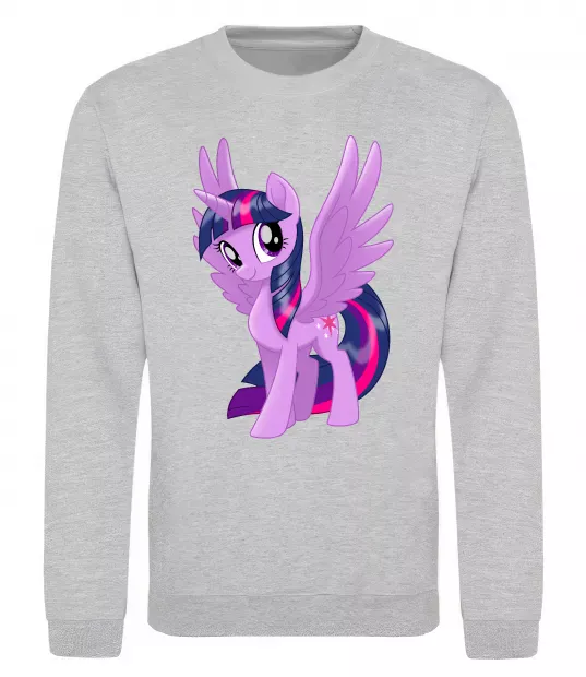 Свитшот Твайлайт Серый меланж фото