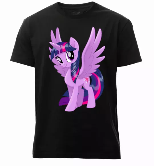 Чоловіча преміум футболка Твайлайт Чорний фото