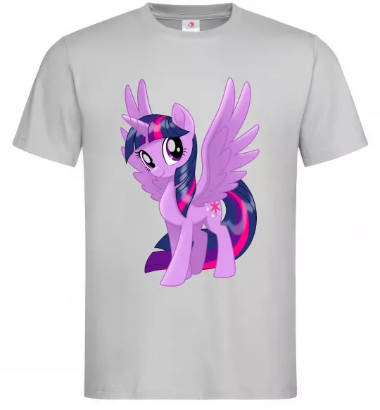 Чоловіча футболка Твайлайт Сірий фото