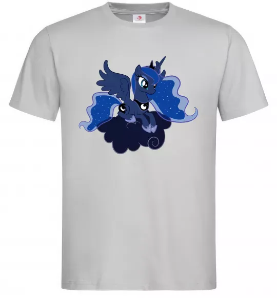 Чоловіча футболка Принцеса Луна Сірий фото