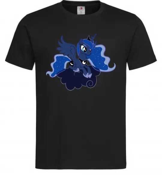 Чоловіча футболка Принцеса Луна Чорний фото