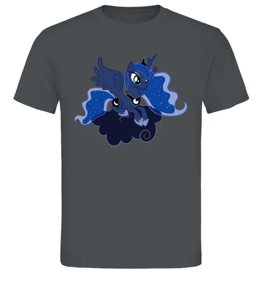 Чоловіча футболка Принцеса Луна Графіт фото