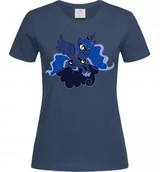 Женская футболка Принцеса Луна Темно-синий фото