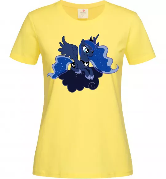 Женская футболка Принцеса Луна Лимонный фото