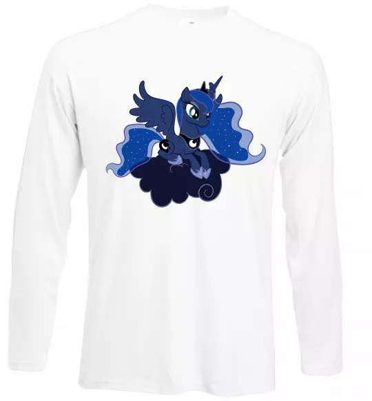 Лонгслив Принцеса Луна Белый фото