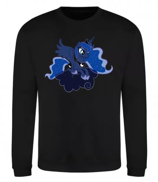 Свитшот Принцеса Луна Черный фото