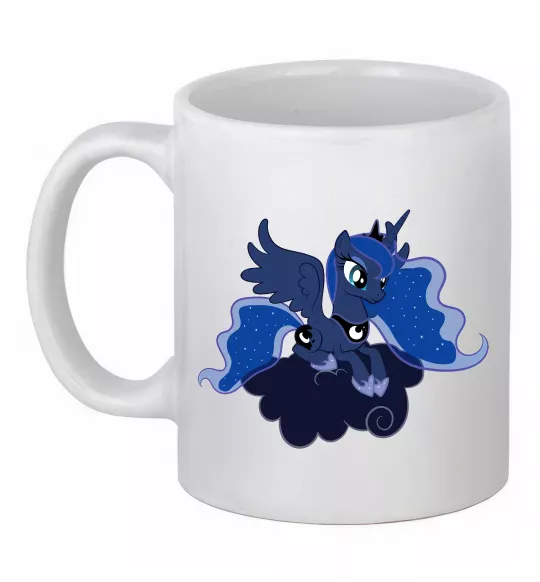 Чашка керамическая Принцеса Луна Белый фото