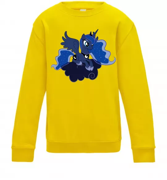 Дитячий світшот Принцеса Луна Сонячно жовтий фото