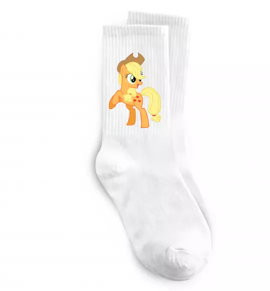 Носки Епл Джек Белый фото