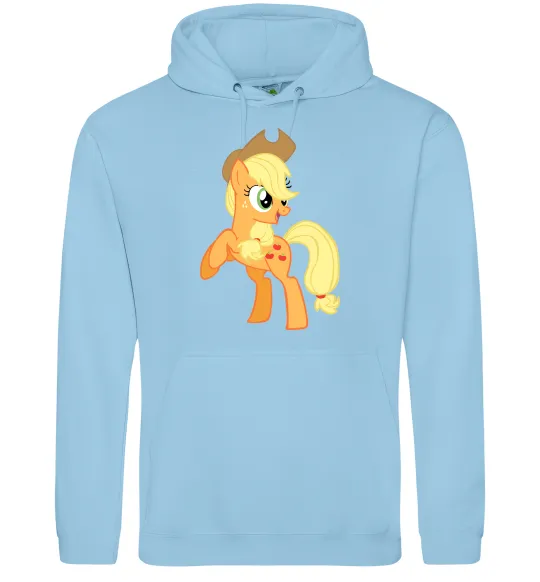 Мужская толстовка (худи) Епл Джек Голубой фото