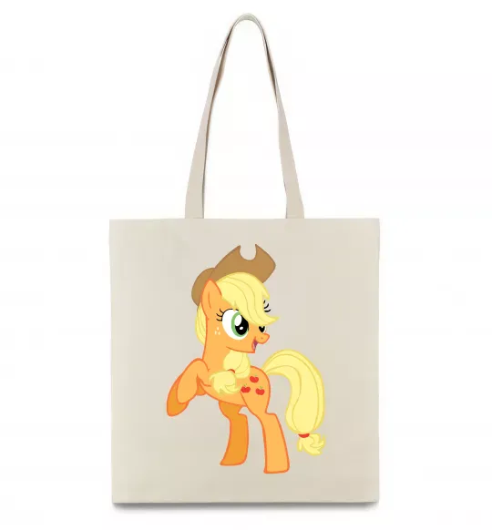 Эко-сумка Епл Джек Бежевый фото