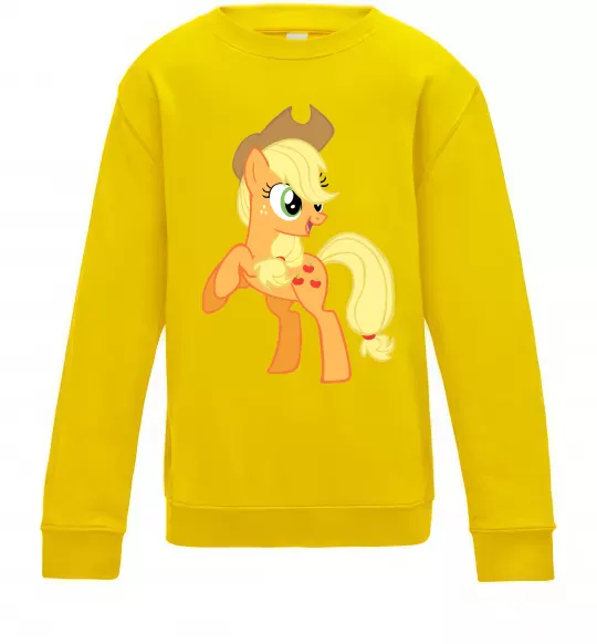 Детский Свитшот Епл Джек Солнечно желтый фото