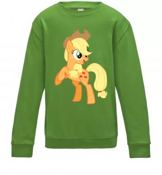 Детский Свитшот Епл Джек Лаймовый фото