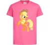 Детская футболка Епл Джек Ярко-розовый фото