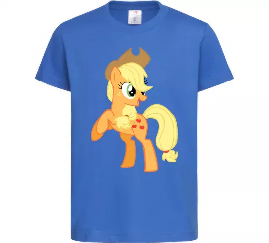 Детская футболка Епл Джек Ярко-синий фото