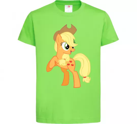 Детская футболка Епл Джек Лаймовый фото