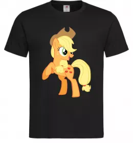 Чоловіча футболка Епл Джек Чорний фото