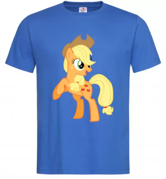 Чоловіча футболка Епл Джек Яскраво-синій фото