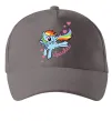 Кепка Sparkle rainbow dash pony Сірий фото