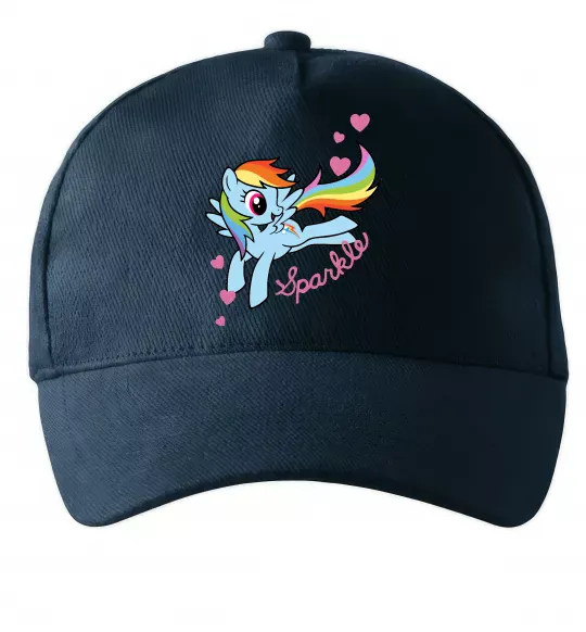 Кепка Sparkle rainbow dash pony Темно-синій фото