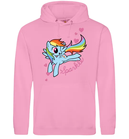 Жіноча толстовка (худі) Sparkle rainbow dash pony Рожевий фото