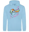 Жіноча толстовка (худі) Sparkle rainbow dash pony Блакитний фото